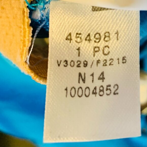 Miraclesuit Women's Draped Tankini Top Size 8 NEW Blue Slimming Vacation USA - Picture 8 of 8